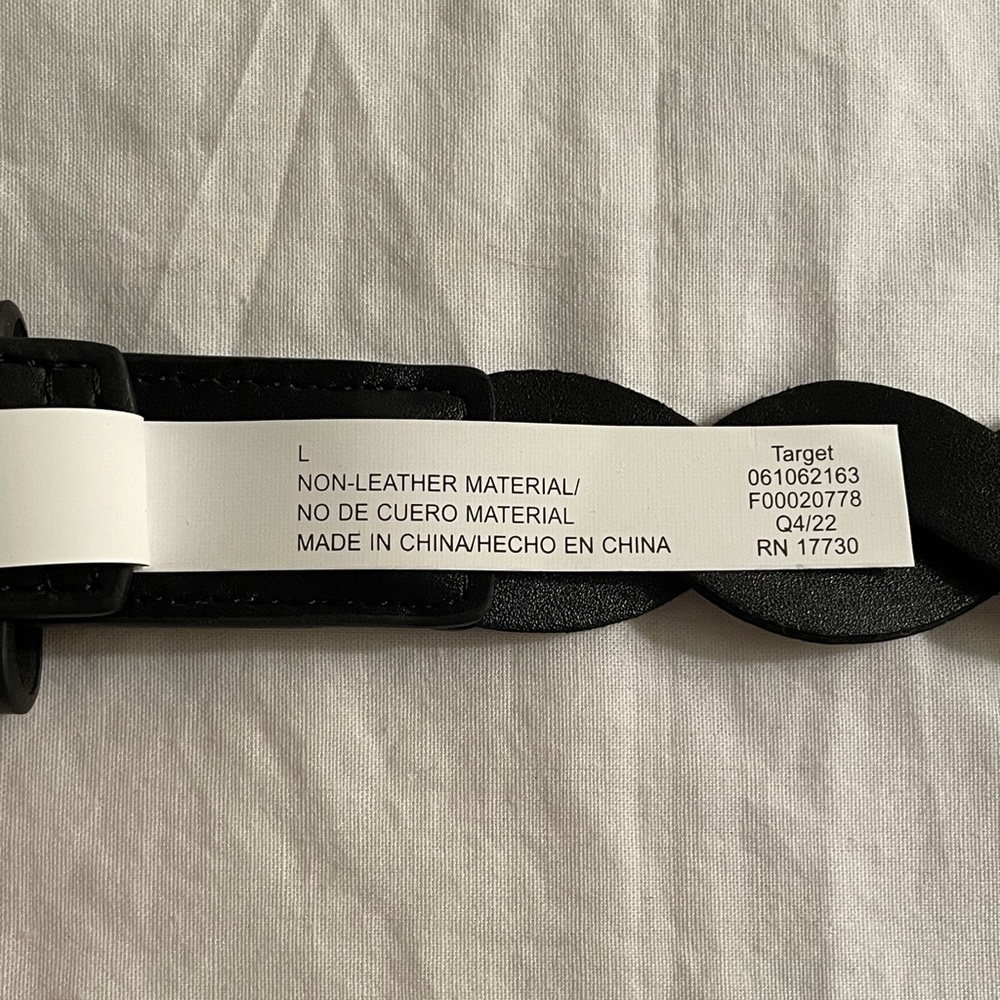 Universal Thread Black Rope Belt Size L - Picture 9 of 9
